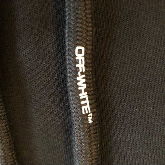 Off-White - Virgil Abloh XL *NWOT* Tape Arrow Hoodie - Picture 4 of 10